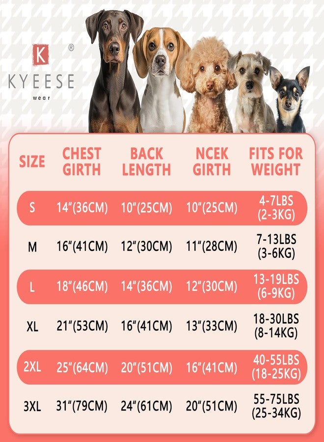 تيشيرتات KYEESE للكلاب، عبوة من قطعتين، سريعة الجفاف، ناعمة، قابلة للتمدد، مزودة بعلامة عاكسة، سترة بدون أكمام للحماية من الشمس، ملابس للكلاب الصغيرة والمتوسطة، مقاس كبير جدًا، بنفسجي + وردي - Image 4